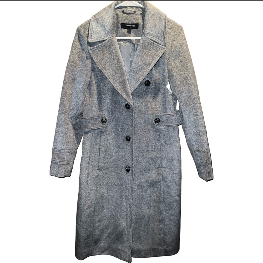 Kenneth Cole Women’s Wool-Blend Military Jacket - Size Medium - Picture 4 of 4